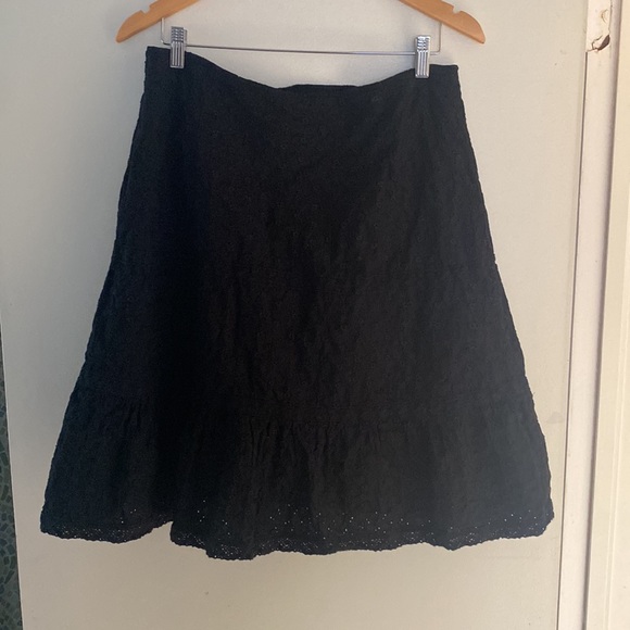 Ralph Lauren Cotton Eyelet Skirt 14 - Picture 5 of 7